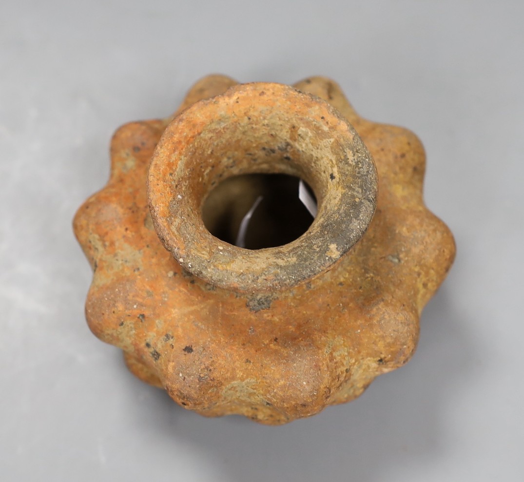 A Chinese neolithic terracotta bowl, 8cms high
